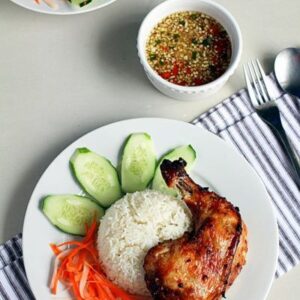 Grilled Chicken with Rice
