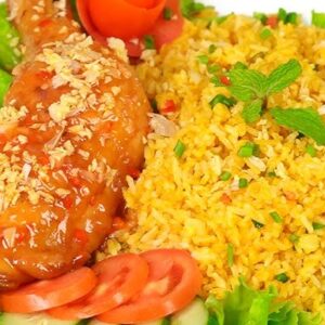 Crispy Chicken Rice
