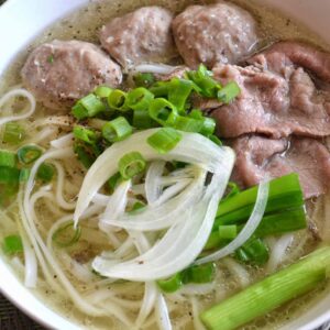 Pho Tai Bo Vien (Beef & meatball)